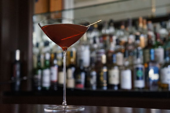 見た目も綺麗なカクテル